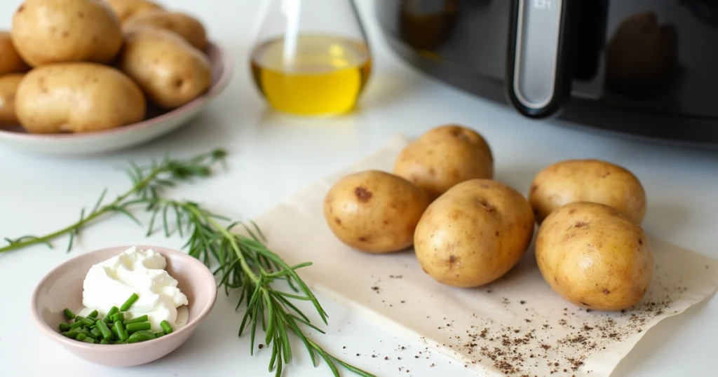 Air Fryer Baked Potatoes